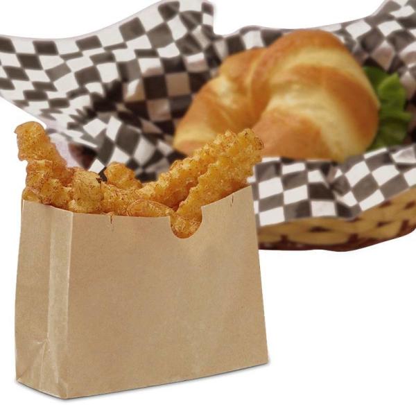 Buy cheap Brown Paper Food Bags / Kraft Paper Snack Sacks Gusseted Type Grease Resistant from wholesalers