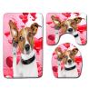 Buy cheap Creative Cute Cat Toilet Mat Set Personalized Dog Toilet Tank Cover Set from wholesalers