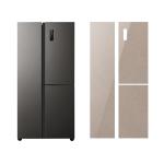Winkle Grain Bevel Edge 3D Effect Decorative Tempered Glass