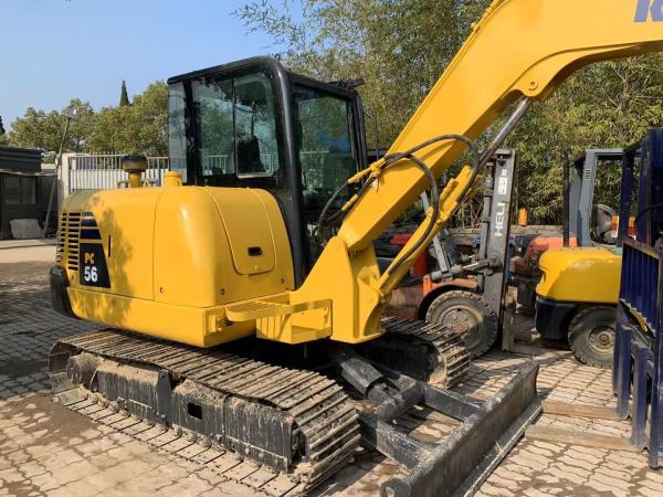 Buy cheap PC56-7 5 Ton Used KOMATSU Excavator ISUZU Engine Good Working Condition from wholesalers