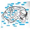 Buy cheap Male To Female Industrial Cable Harness , Tinned Cable Wire Harness Assembly from wholesalers