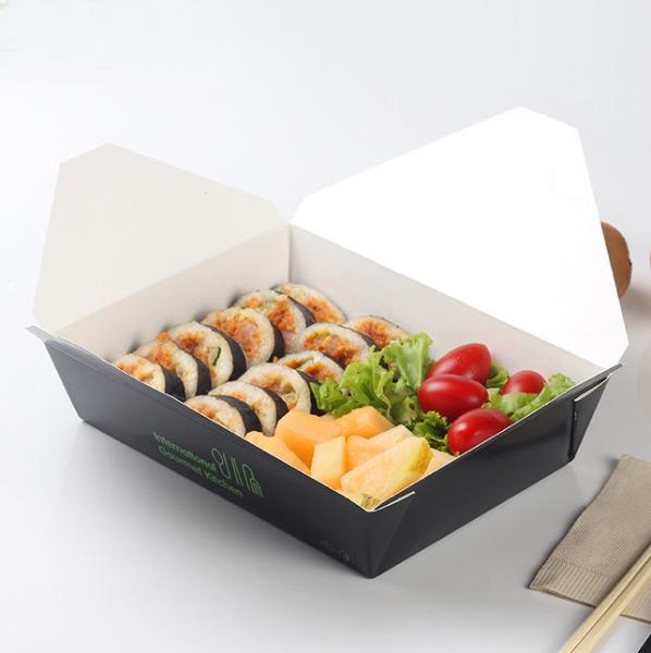 Buy cheap Wholesale stacking 400g craft paper boxes take away food container with window from wholesalers