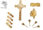 Pale Gold Funeral Plastic Coffin Handles African Style H9003 Customized