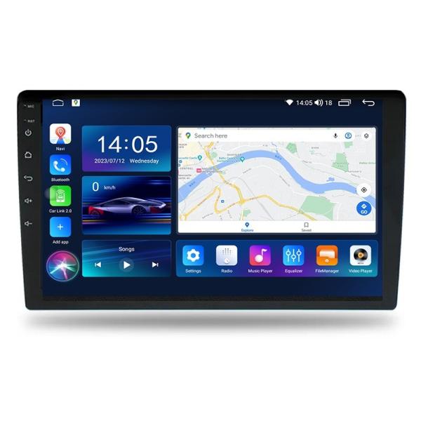 Buy cheap IPS Screen 2Din Car GPS Navigation Universal DVD Player Audio Video Radio Wifi BT5.0 from wholesalers