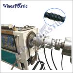 PE Construction Corrugated Pipe Extruder Machine Round HDPE Pipe Extruder