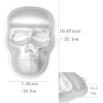 Halloween Household DIY Ghost Skull Aluminum Alloy Baking Cake Mold