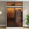 Buy cheap TESIA Customized Wardrobe Bedroom Furniture Glass Sliding Door Storage Cabinet from wholesalers