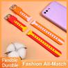 Buy cheap Double Color Customize Silicone Rubber Watch Strap Bands 20mm Fashion from wholesalers