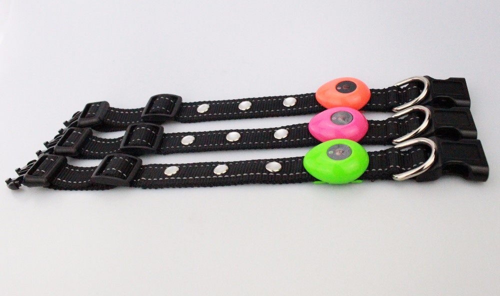 2018 waterproof night safety led light pet dog belt
