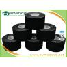 Buy cheap Elastic cotton adhesive kinesio tape Sports injury muscle strain protection tapes first aid bandage support black colour from wholesalers