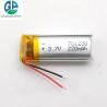Buy cheap Li Polymer Battery Pack 701230 3.7v 220mah Oem Rechargeable Hot Sell KC CB IEC62133 Approved from wholesalers