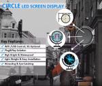 P4.28 Double-sided Circular LED Display Outdoor Dia 600mm Circular Round Shape
