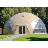 Buy cheap PVC Sidewall Window Geodesic Dome Structure Custom Transparent Dome Tent from wholesalers