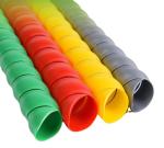 Spiral protection strip for winding cable and pipe protection