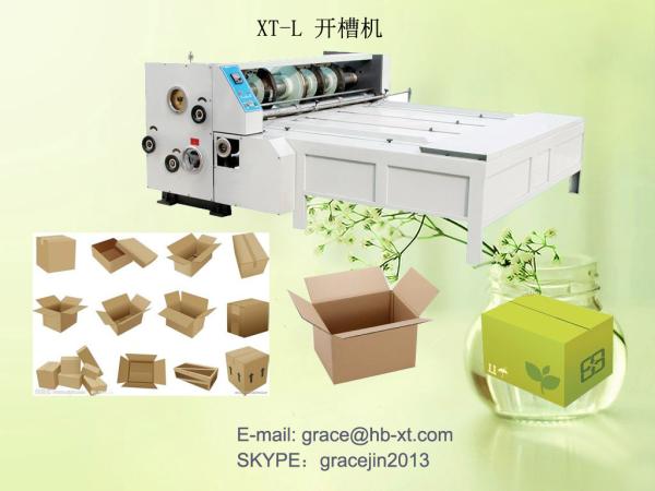 Buy cheap Semi Auto Carton Folding Machine , Chain Feeder Corrugated Carton Slotter 3kw from wholesalers