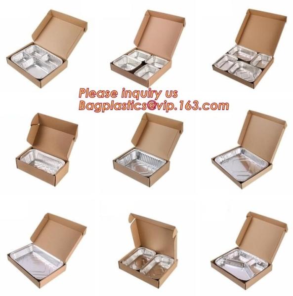 Food BakingAluminium Food Containers With Lids Heavy Duty Disposable Aluminum