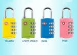 Zinc Alloy TSA 4-digital travel lock& Tsa Luggage Lock& red Tsa Bag Number Lock
