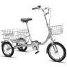 Buy cheap 12 Inches 50 Lbs Alloy Three Wheeled Tricycle Bicycle Shimano Brake Can Carry Goods from wholesalers