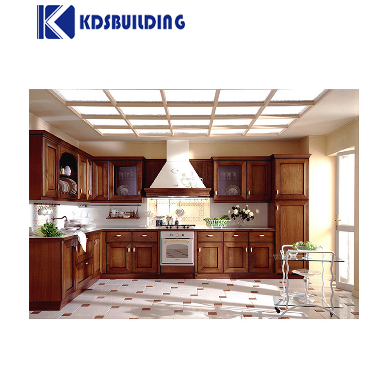 Kitchen Furniture Modern Design Solid Wooden Cabinet