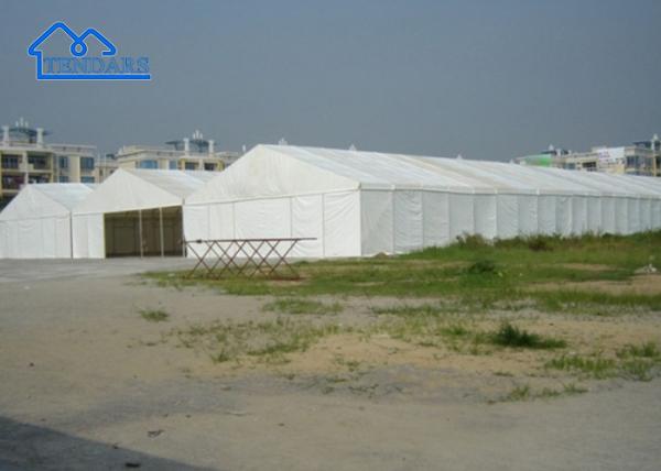 Buy cheap Hot Dip Construction Temporary Storage Shelters Tent Profile Tents For Sale Near Me Cheap from wholesalers