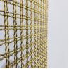 Buy cheap Square Hole Shape Eco Friendly 30m Silver Stainless Steel Decorative Wire Panels / Wire Mesh Facades from wholesalers