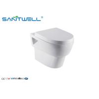 Buy cheap Bathroom Sanitary Wall Mounted WC Bowl Ceramic Ware Wall hung Toilet Seat Cover product