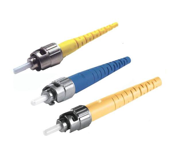 Buy cheap ST PC Fiber Optic Connector singlemode blue or black color 2.0/3.0mm 0.2dB insertion loss from wholesalers