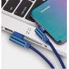 Buy cheap 2.4A Fast Charge Mobile Phone Cables 1m Fiber Material Bent Adapter Game Partner from wholesalers