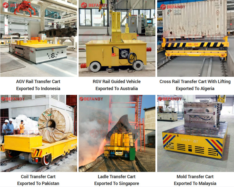 Double Layer Railway Cart With Turntable Transfer Car