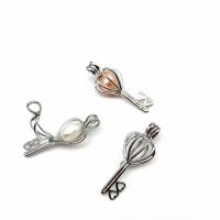Buy cheap Pearl Cage Locket Findings Cage Pendant Essential Oil Diffuser Locket For Oyster product