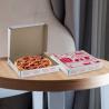 Buy cheap Custom Printed Corrugated Pizza Paper Box for Fast Foods and Takeaway Restaurants from wholesalers