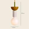 Buy cheap Nordic Lamp Wood LED Pendant Lights Kitchen Home Decor mini pendant lamp(WH-AP-595) from wholesalers