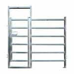 Side Gate Livestock Fencing Galvanized Man Gate Farm Cow Fence Panels Oval tube