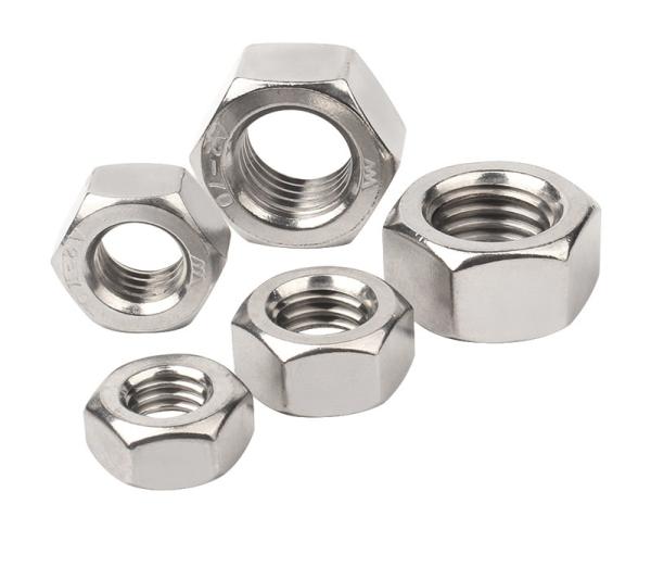 Buy cheap DIN439 Stainless Steel Hex Nuts , M2 Hex Nut Grade 12.9 Black Oxide from wholesalers