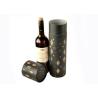 Buy cheap PU Tube Kraft Paper Single Bottle Wine Box , Damp Proof Wine Carrier Box Recylced from wholesalers