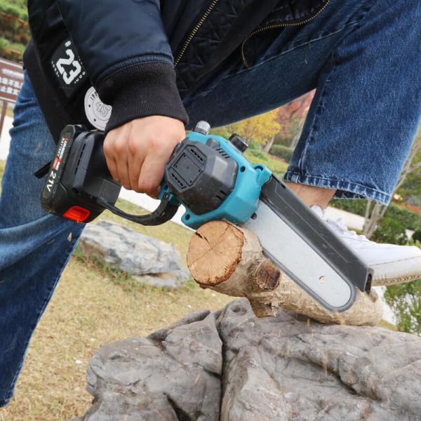 Buy cheap Batteries 6'' Mini Cordless Chainsaw Electric One-hand Saw Wood Cutter from wholesalers