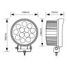 Buy cheap 39W LED Work Light, 2500lm Spot Floodlight IP67 Waterproof Off-road ATV UTV from wholesalers