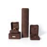 Buy cheap Wholesale manufacturing Luxury Jewellery Box Personalized Custom high end Necklace Bracelet Earrings Ring jewelry set Packaging Velvet brown Jewelry from wholesalers
