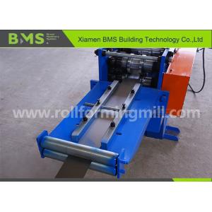 Buy cheap Hat Purlin Roll Forming Machine Galvanized Steel PLC Control from wholesalers