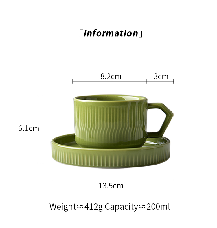 Custom Printed Porcelain Tea Cup And Saucer Set Perfect Gift For Coffee Enthusiasts