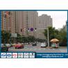 Buy cheap Traffic Lamp Road Sign Pole Structure Street Sign Posts Above 95% Penetration Rate from wholesalers