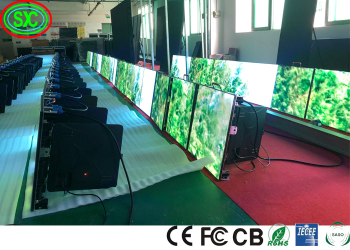 HD Waterproof LED Stage Curtain Screen , LED Panel Stage Background P3.91 500x500mm 1920hz refresh rate，5500 brightness