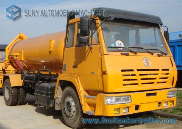 Buy cheap Shacman 4 X 2 Sewage Vacuum Truck , 10M3 10000L Gully / Cesspit Emptier from wholesalers