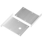 Big Recessed LED Profile 65*75mm Silver U Shape LED Aluminum Channel