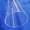 Buy cheap Resistance High Temperature Customizable Size Quartz Glass Tube Fused Silica Transparent Quartz Tube from wholesalers