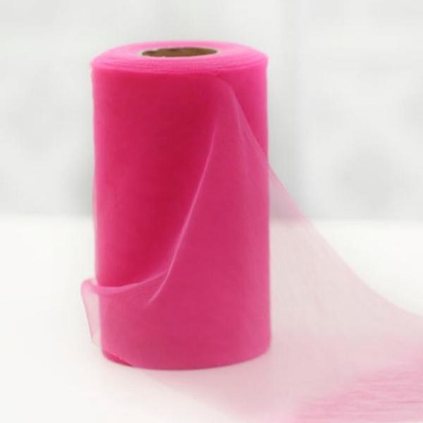 Buy cheap Stamp Pattern Plain Polyester Soft Tulle Rolls 100 Yards Organza Material from wholesalers