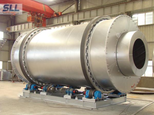 Low Fuel Consumption Sand Dryer Machine Rotating Drum Dryer With Burner Natural