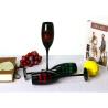 Buy cheap Household Lead Free Solid Black Champagne Glasses , 62mm Crystal Tulip Champagne Flutes from wholesalers