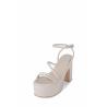 Buy cheap Glazed Leather Womens Wedge Heeled Shoes from wholesalers