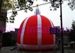 Outside Dome Red Blow Up Event Tent Airtight Plato Fabric Weather - Resistant